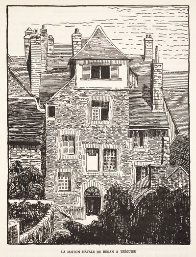 Renans fødested ved Treguier af French School