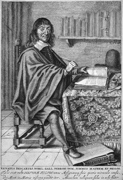 Rene Descartes (gravering) af French School