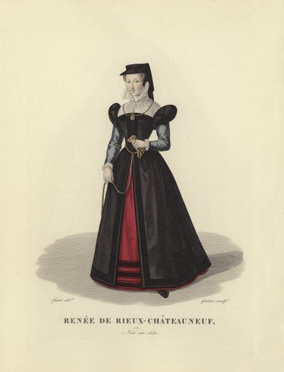 Renee de Rieuf, La Belle Chateauneuf af French School