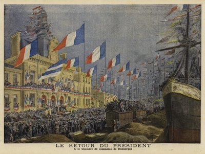 Den franske præsident Felix Faures tilbagevenden fra hans besøg i Rusland, 1897 af French School