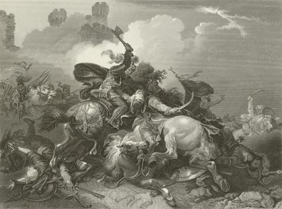 Richard I in Palestine  af French School