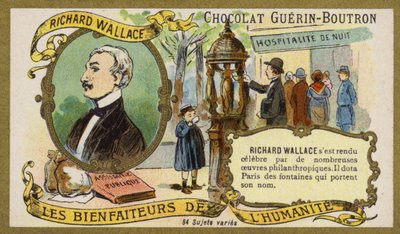 Richard Wallace, engelsk kunstsamler og filantrop (chromolitho) af French School