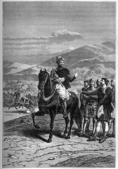Robert the Bruce før Bannockburn, 1313, Skotland - Robert I af Skotland af French School