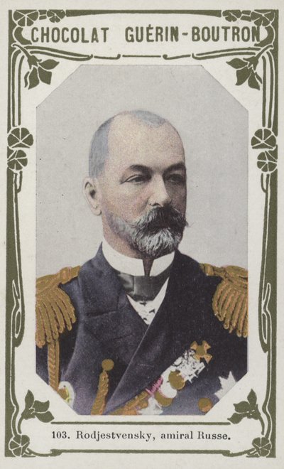 Rodjestvensky, amiral Russe (farvet foto) af French School