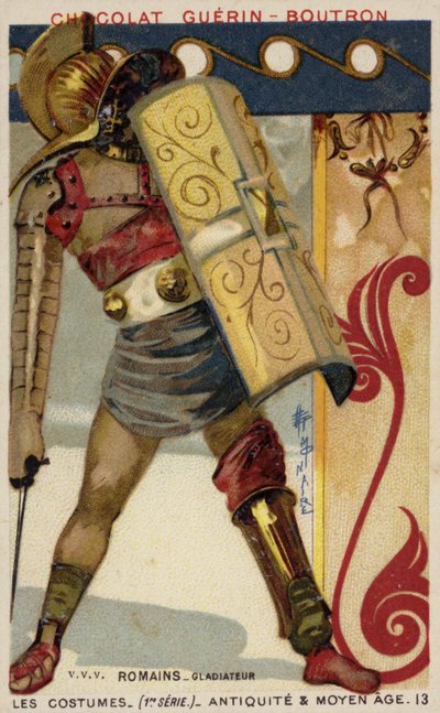 romersk gladiator af French School