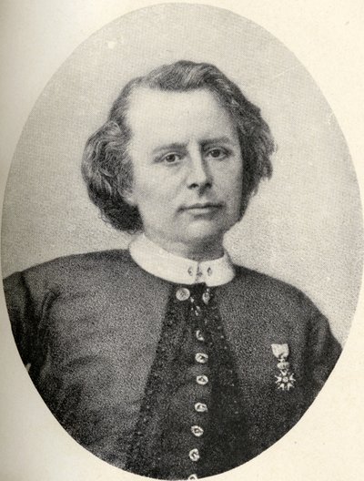Rosa Bonheur (1822-99) illustration fra "Little Journeys to the Homes of Famous Women", udgivet i 1897 af French School