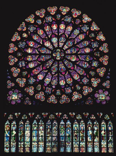 Rose vindue, 1260 af French School