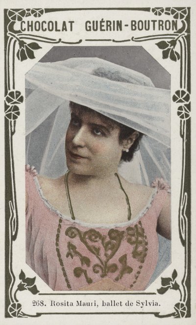 Rosita Mauri, ballet de Sylvia (farvet foto) af French School