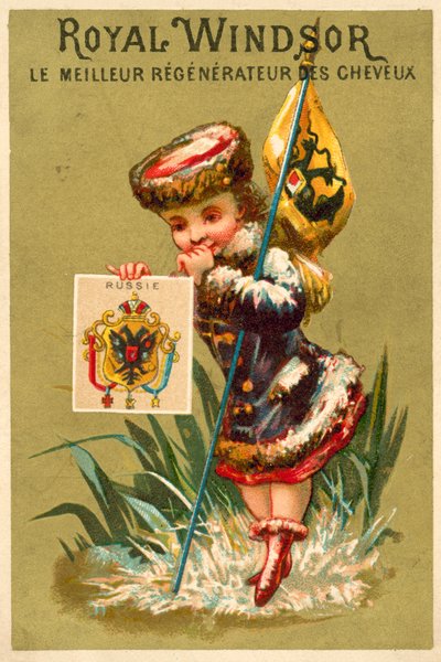 Rusland (chromolitho) af French School