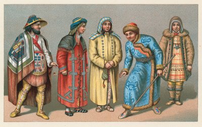 Rusland kostume af French School