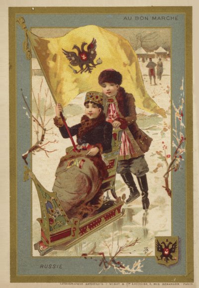 Russiske piger på is af French School
