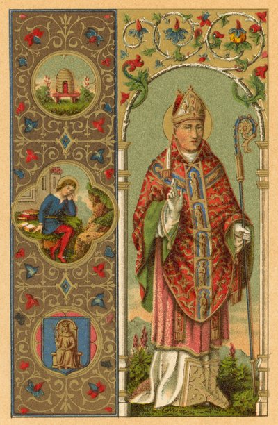 S Isidorus ærkebiskop af Spanien af French School