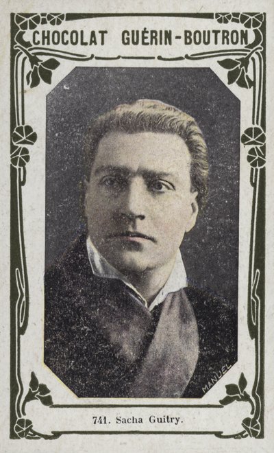 Sacha Guitry (farvet foto) af French School
