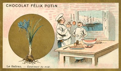 Safran (chromolitho) af French School