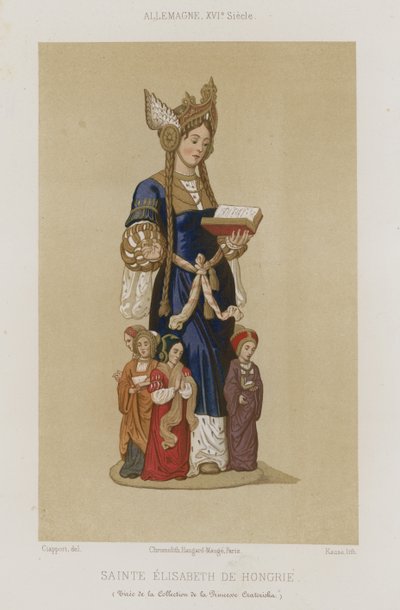 Sankt Elizabeth af Ungarn af French School
