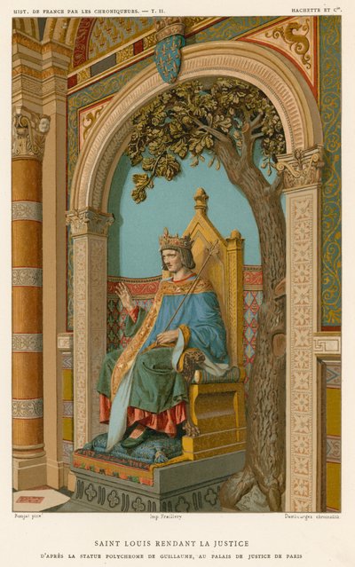 Saint Louis uddeler retfærdighed af French School