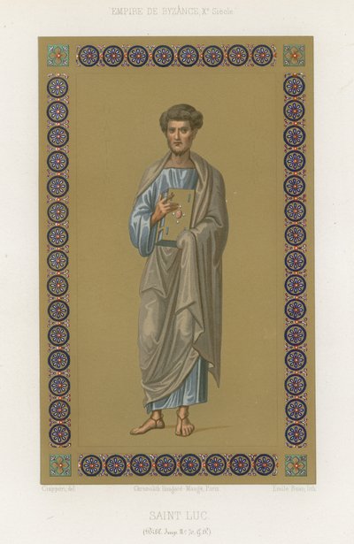 Evangelisten Sankt Lukas af French School
