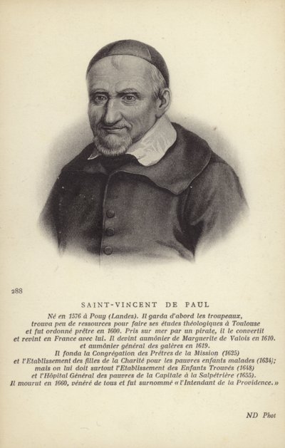 Saint Vincent de Paul af French School