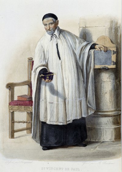 Saint Vincent de Paul - i "Den franske Plutarch", red. Mennechet af French School