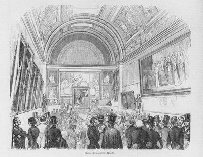 Salg af Aguado-galleriet, 1843 af French School