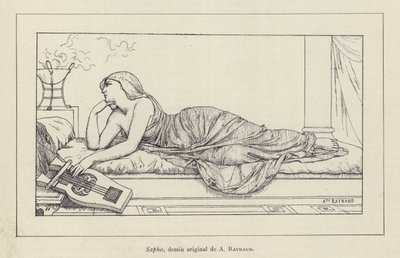 Sappho (litho) af French School