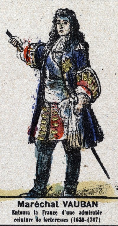 Sébastien le Prestre de Vauban (1633-1707), Marechal of France.in “” Galeriede Kings og Queens of France og berømte karakterer fra 1643 til 1895 ”” Billede af Epinal. af French School