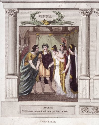 Scene et Dialogue de Augustus a Cinna i "Cinna ou la clemence d