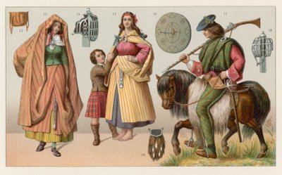 Skotland kostume af French School