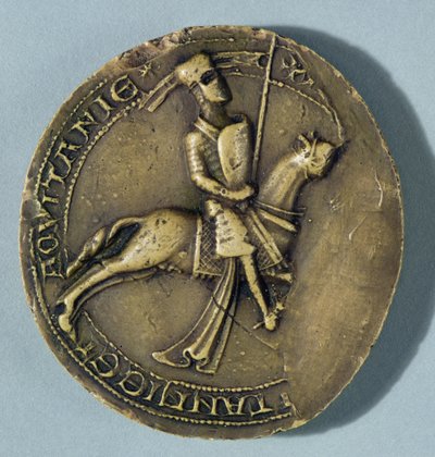 Segl af Arthur I (1187-1203) hertug af Bretagne af French School