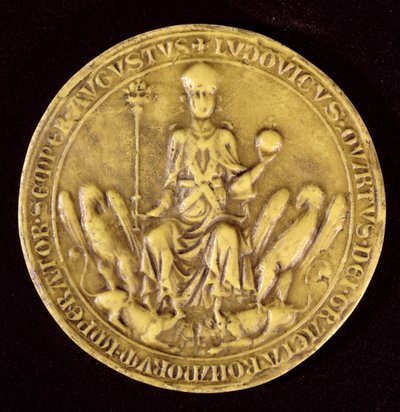 Segl af Louis IV de Baviere (1287-1347) 13.-14. århundrede af French School
