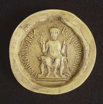 Segl fra Philippe I (1052-1108) 1082 (voks) af French School
