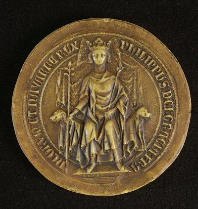 Segl af Philippe V (1294-1322) Den Høje, 1317 af French School