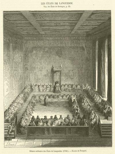 Ordinær samling i Languedoc-staterne af French School