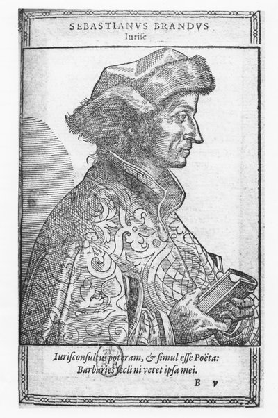 Sebastian Brant (gravering) af French School