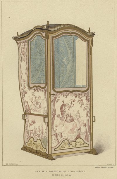 Sedan stol, 1700-tallet af French School