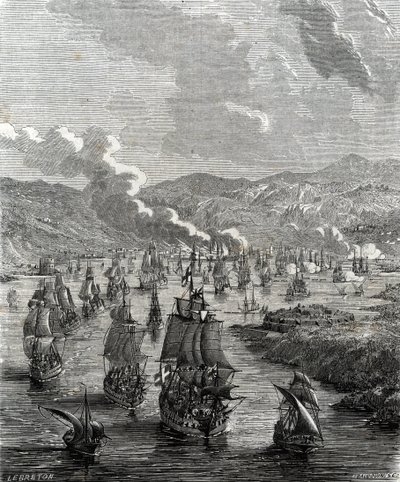 Belejringen af Toulon fandt sted mellem 29. juli og 21. august 1707 under den spanske arvefølgekrig, da en allieret land- og søstyrke belejrede den franske flådebase i Toulon (gravering) af French School
