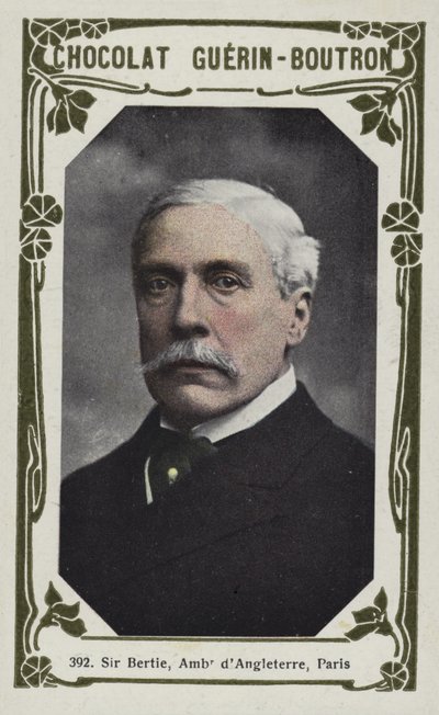 Sir Bertie, Ambassadeur dAngleterre, Paris (farvet foto) af French School