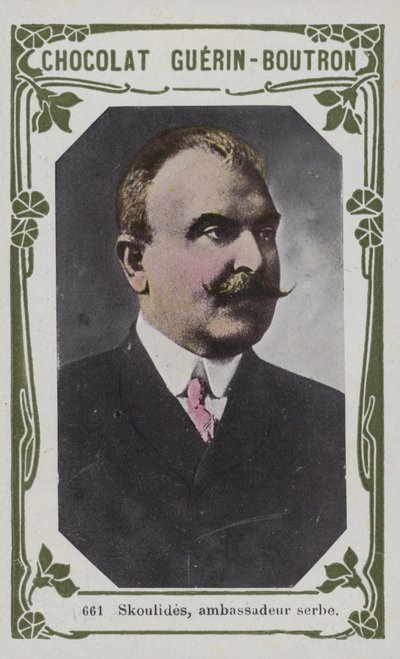 Skoulides, serbisk ambassadør (farvet foto) af French School