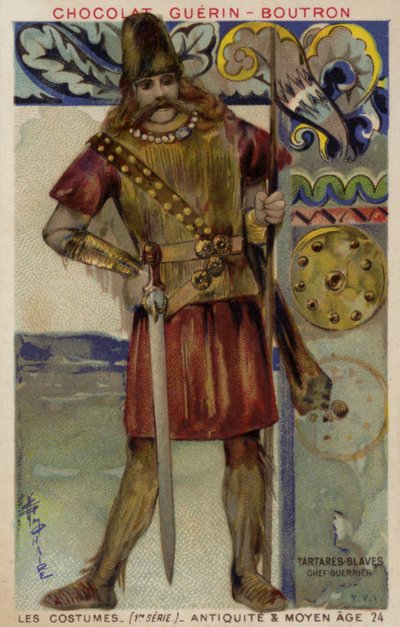 Slavisk tartarisk krigerhøvding af French School