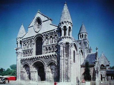 Sydvest udsigt over kirken af French School