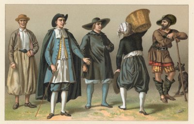 Spanien kostume af French School