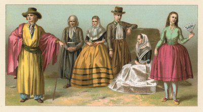 Spanien kostume af French School