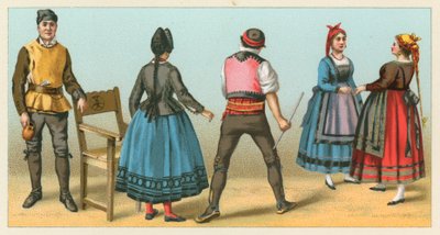 Spanien kostume af French School