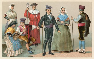 Spanien kostume af French School