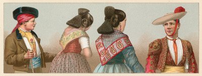 Spanien kostume af French School