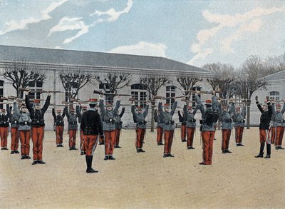 Særlig militærskole i Saint-Cyr (Saint Cyr), intern tjeneste: begyndelse af træning. af French School
