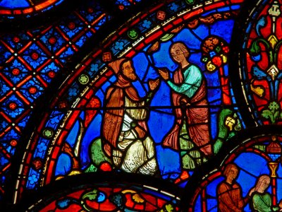 Sankt Antonius: lytter til en eremits lære (w30b) af French School