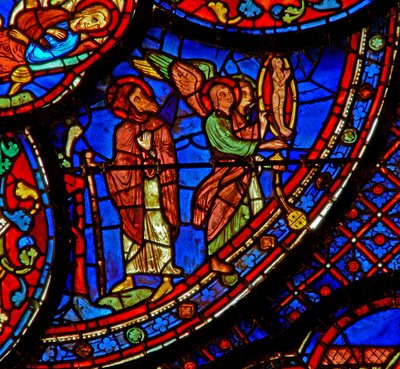 St Anthony: ser St Paul Anchorites sjæl stige op (w30b) af French School