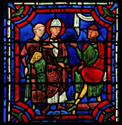 St. Apollinaire: foran en tribune i Rom (w36) af French School