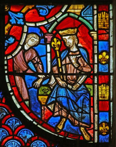 St Blaise henrettet foran en konge af French School